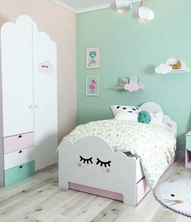 cloud rose lit